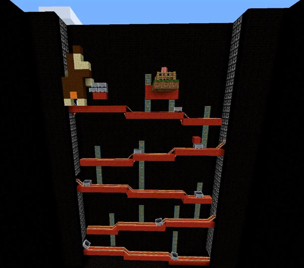 Donkey Kong Minecraft