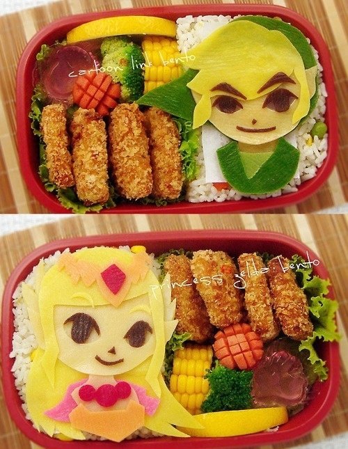 Bouffe du Link et de la Zelda !