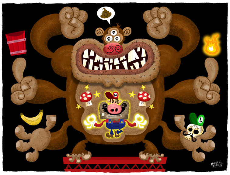 Mario vs Donkey Kong par Jorge R. Gutierrez 