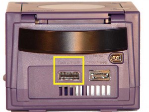 La sortie Component de la Gamecube, seulement disponible sur les premiers modèles.