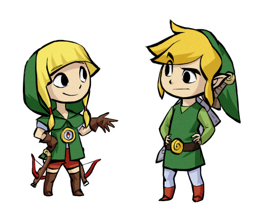 Linkle et Link façonThe Legend of Zelda : The Wind Waker